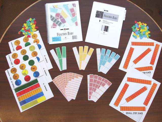 Grades 1 to 2 Fraction Bars Starter Set