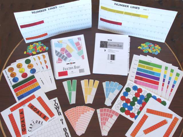 Grades 5 to 8 Fraction Bars Starter Set