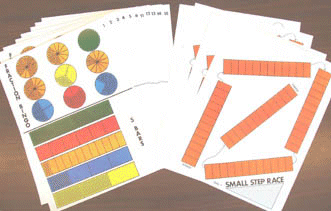 Fraction Bars Activity Mat Grades 1-2